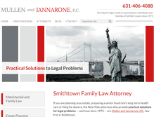 Tablet Screenshot of mulleniannarone.com